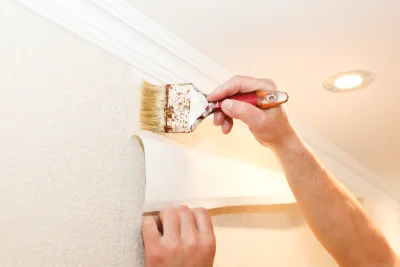Pose de papier peint à Chamagnieu — revêtements muraux et toiles de verre